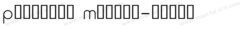 Peemfont Medium字体转换